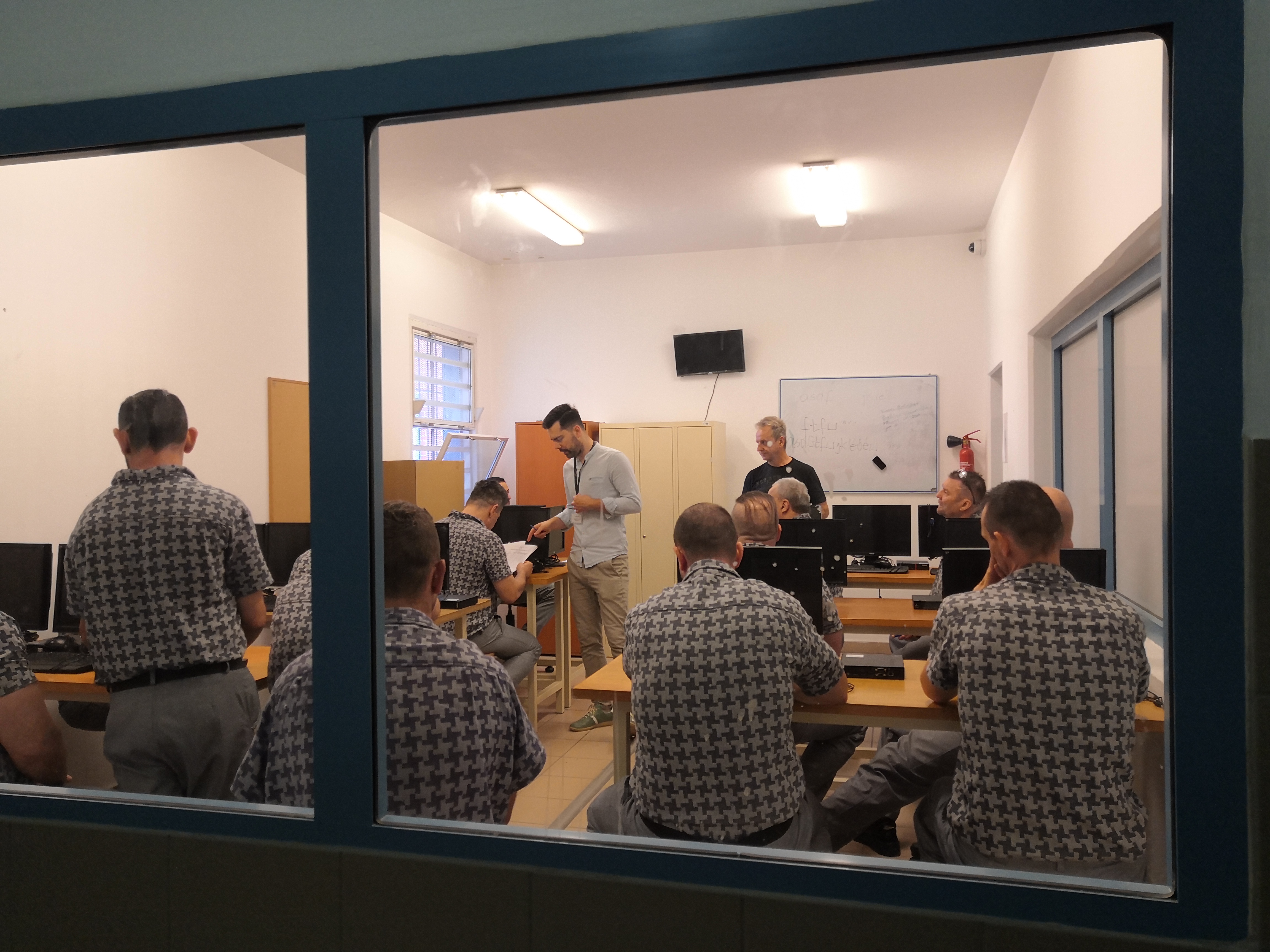 Hamarosan becsengetnek Fotó: Veszprém Vármegyei Bv. Intézet