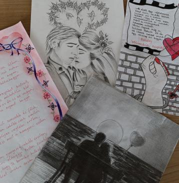 Valentin-napi pályázatra alkottak a fogvatartottak