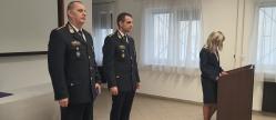 Vágó Róbert bv. alezredes és Czirják Nándor bv. alezredes a sopronkőhidai ünnepség elöljárói