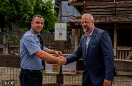Dr. Füzesi Viktor bv. ezredes és Hanga Zoltán - Fotó: BvOP