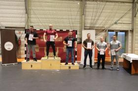 fotó: Országgyűlési Őrség - Csatári Richárd bv. őrmester  I. korcsoport 95 kg kategóriában II. helyezett