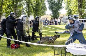 Rendőrség által szervezett gyereknapon jártunk
