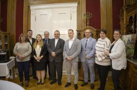 A pécsi Püspöki Palotában vendégeskedtek a baranyai bévések