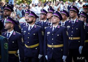 Felavatták az NKE-n 2024-ben végzett tiszteket - Fotó: BvOP
