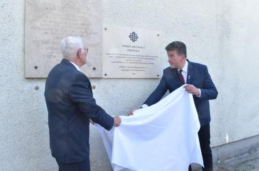 Kisfogház Emlékhely parcellakő és emléktábla átadás 