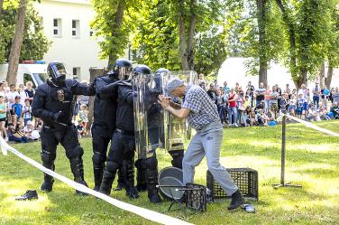 Rendőrség által szervezett gyereknapon jártunk