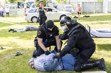 Rendőrség által szervezett gyereknapon jártunk