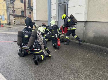 Tűzoltási gyakorlat a Gyűjtőben