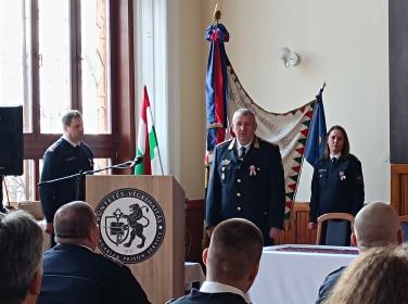 fotó: SFB - Együd József bv. alezredes, parancsnok köszöntője