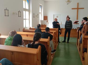 fotó: SFB - intézetlátogatáson a PPKE hallgatói