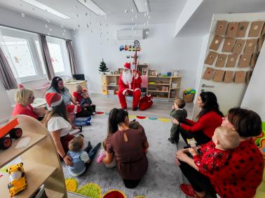 Mikulás a Böri Bölcsiben