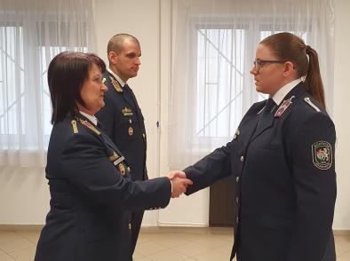 Nacsa Nelli bv. törzsőrmester Fotó:HES