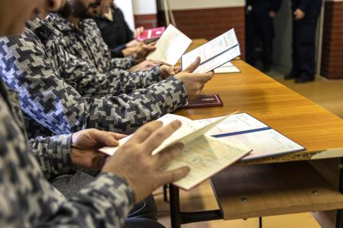 Szakmát szereztek a pécsi fogvatartottak