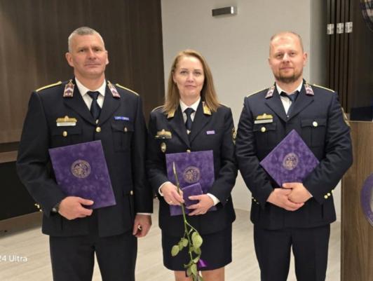 fotó: Gáll László bv. százados - a magasabb szintű elismerésben részesült kollégáink 