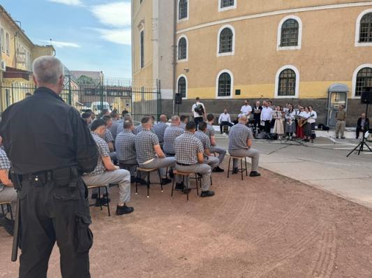 A börtönmisszió német csoportja ismét Balassagyarmaton járt