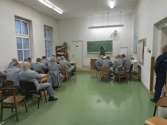 fotó: Sátoraljaújhelyi Fegyház és Börtön, Madách200 rendhagyó fogvatartotti irodalomóra