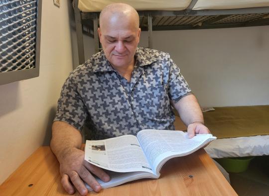 Dömötör Attila Szombathelyen készül a szóbeli vizsgára