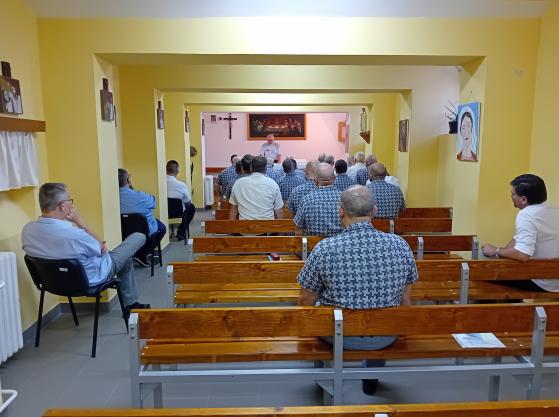A sopronkőhidai börtönkápolnában Fotó: SKFB