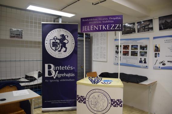 A rendvédelmi szakma népszerűsítése az iskolai szakmai napon