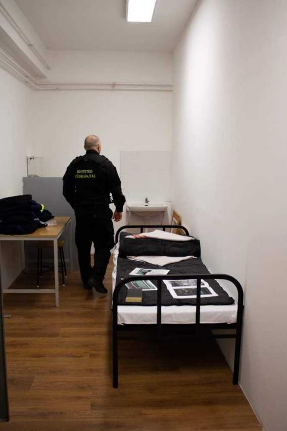 A pályaorientációs napon a Gyulai Büntetés-végrehajtási Intézet műveleti csoportja