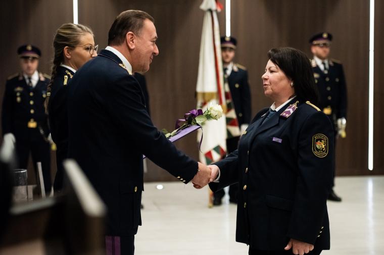 Vad Ibolya c.bv.törzszászlós Fotó:BVOP 
