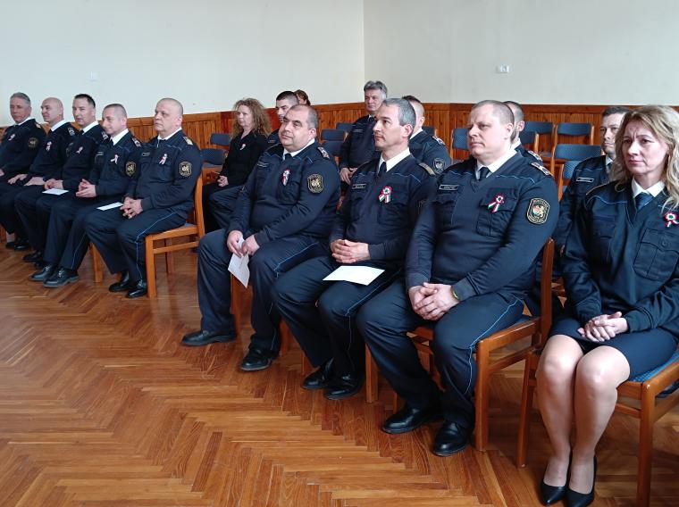 fotó: SFB - az elismerésben részesült állománytagok