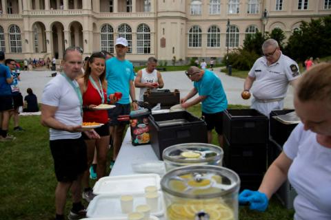Frissítőpont a célban (fotó: Laktát Sport Team)