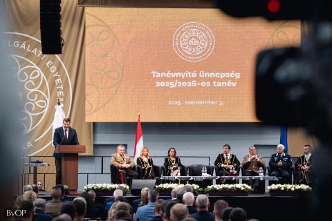 A büntetés-végrehajtás hallgatói is megkezdték a tanévet az NKE-n