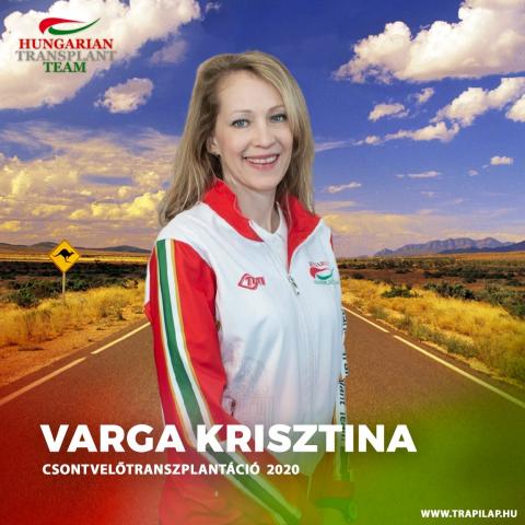 Varga Krisztina bv. őrmester, csontvelőtranszplantált tollaslabdázó / Forrás: Magyar Szervátültetettek Szövetsége