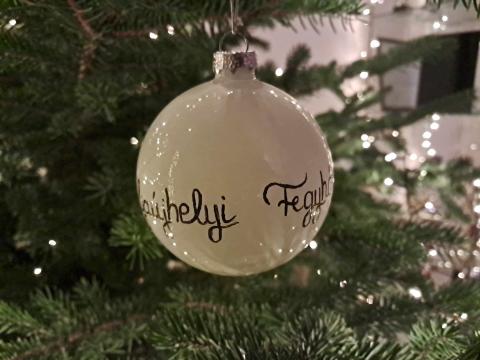 fotó: SFB - intézeti karácsonyfadísz