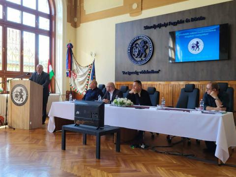 Rendkívüli eseményeket kivizsgáló szakterületi workshop megnyitója (fotó: SFB)