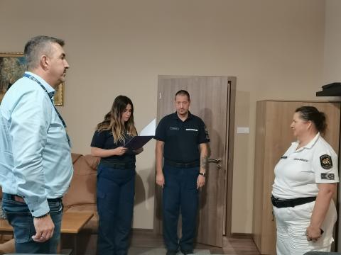 Nagy Erika bv. főtörzszászlós parancs hirdetés