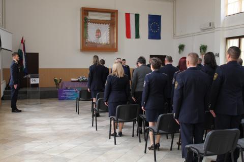 Ünnepi parancsok kihirdetése az Állampusztai Országos Büntetés-végrehajtási Intézetben
