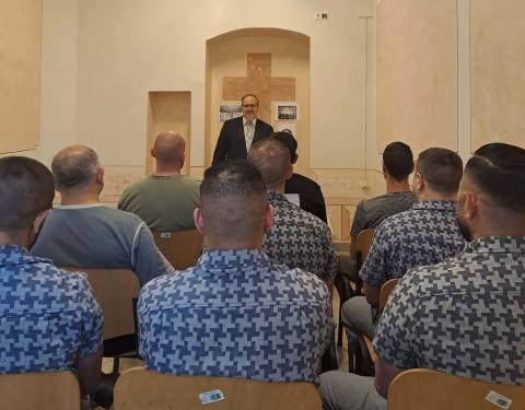 Pünkösdi istentiszteletet tartottak a Baranya Vármegyei Büntetés-végrehajtási Intézetben