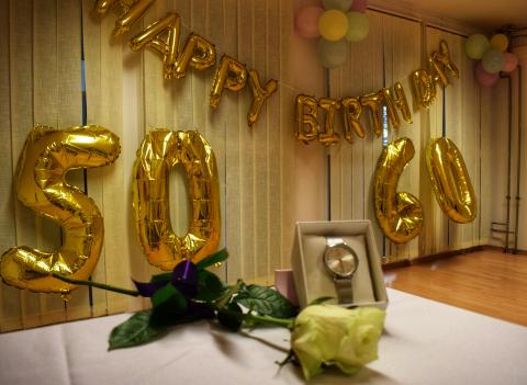 50., illetve 60. életévüket betöltő kollégák köszöntése