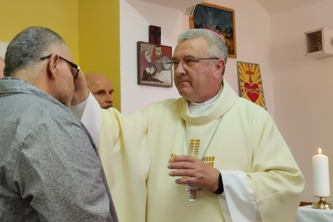 Püspöki látogatás Sopronkőhidán Fotó: SKFB